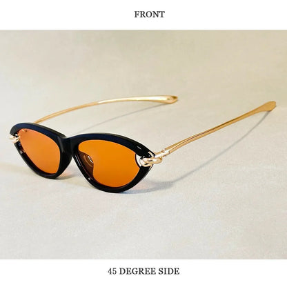 Fashion Oval Sunglasses Women 2026 Luxury Vintage New Cat Eye Sunglass Glasses Luxe Lunette Soleil Femme Lentes De Sol Mujer
