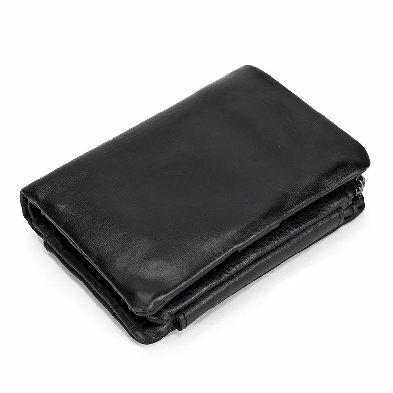 Portefeuille de luxe de marque de créateur pour homme, porte-cartes en cuir véritable souple, petit porte-monnaie pour pièces de monnaie et cartes de crédit, portefeuilles masculins à glisser dans les poches.