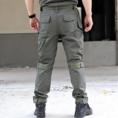 Camouflage Men Pants Tactical Cargo Pants Splash-Proof Men's Trousers Anti-Tear Multi-Pockets Outdoor Hiking Working Pant New