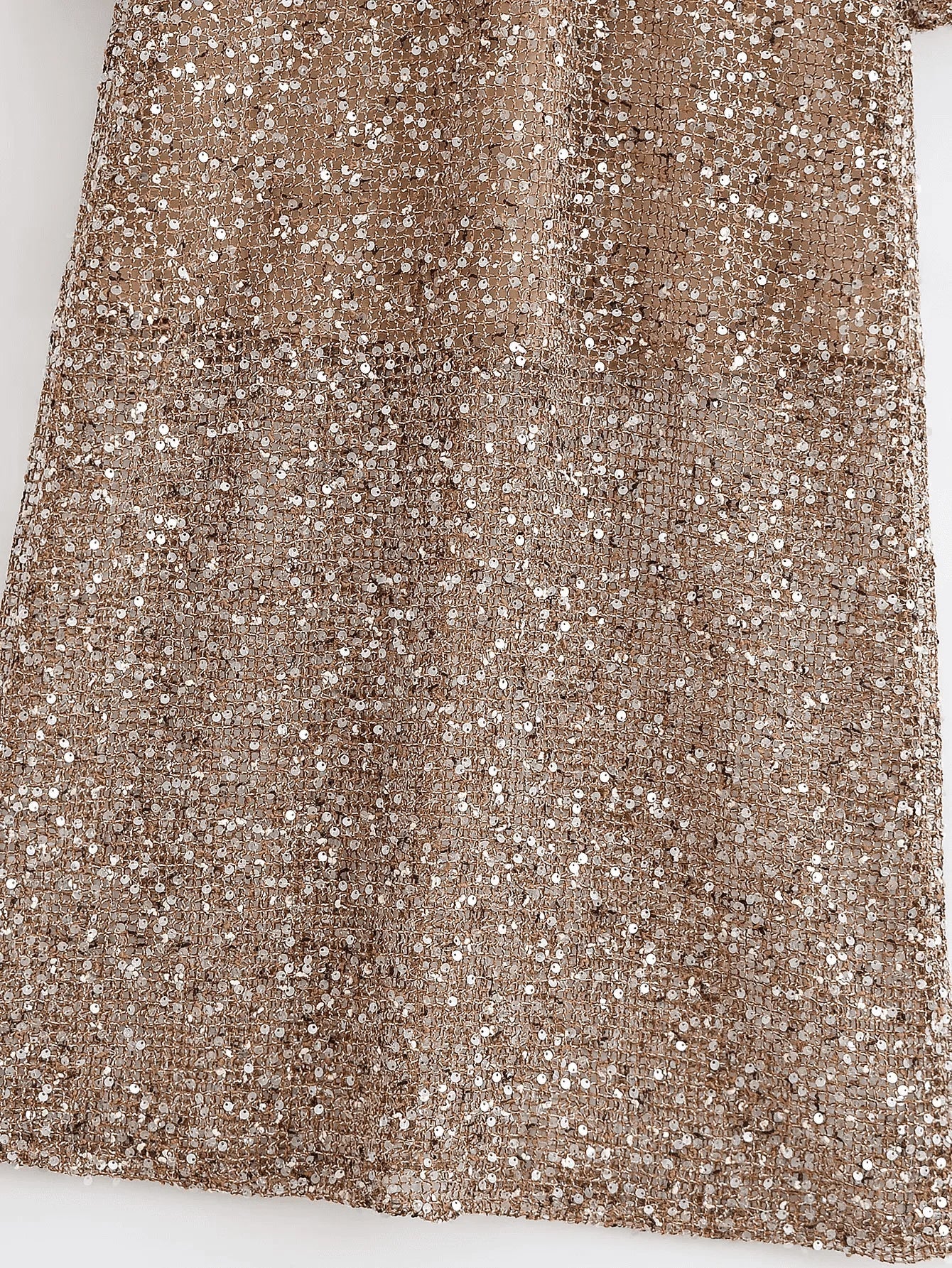 Sexy Sequined Long Pleated Dress Women Deep V-neck Full Sleeve See Through Dresses 2026 Summer Lady Party Evening Dresses ﻿