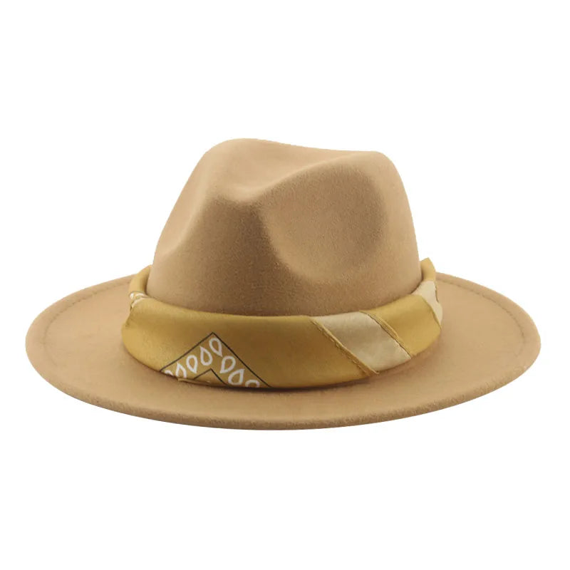 Hats for Women Fedoras Felted Hat Men Women Band Western Cowboy Jazz Caps Dancer Outdoor Women Fedora Hat шляпа женская шляпа