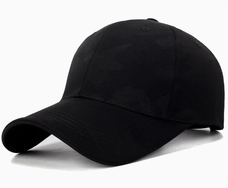 Unisex Simple Camouflage Baseball Caps Spring and Autumn Outdoor Adjustable Casual Hats Sunscreen Hat