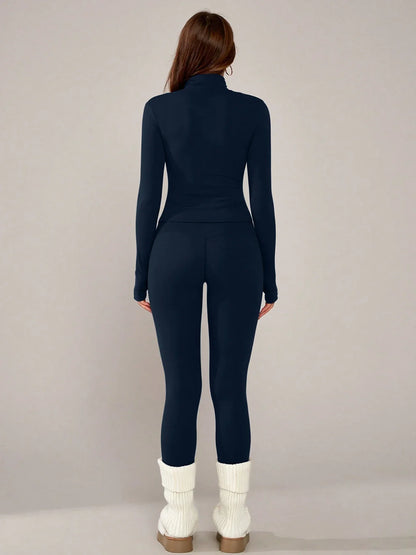 Yoga Set 2PCS Sports Outfits Women Clothes Fitness Tracksuit Gym Legging Workout Long Sleeved Female Bra Yoga Suit Sportswear