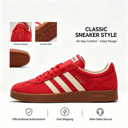Samba Originals VL COURT 2.0 Classic Sneakers Unisex Running Shoes Comfort Durable Traction Outdoor Casual Shoes KK3774