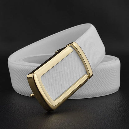 Men's High Quality C Letter Buckle White Belt Casual Leather Cowhide Fashion Jeans Belt Men's Designer Ceinture