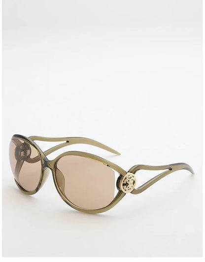 New Classic Oval Sunglasses Women Retro Lady Shades Driving Luxury Eyewear Fashion Ladies Sun Glasses UV400 Oculos De Sol