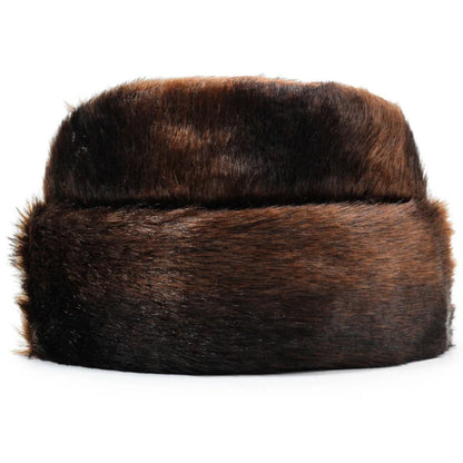 Thick Warm Winter Hats for Men Classic Faux Fur Russian Hat Male Snow Ski Earflap Cap Bomber Hat Dad Father Russian Cap