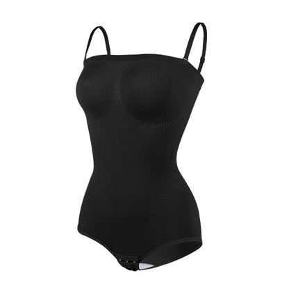 Women Seamless Strapless Bodysuits Tude Tops Bodyshaper Compression Waist Trainer Shapewear Push Up Butt Lifter Backless Shaper