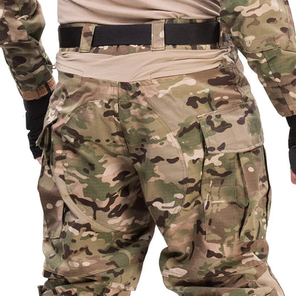 Outdoor Military Tactics Work Pants G3 Cargo Trousers Training Hiking GEN3 Green Spot Combat Tactical Pants Hunting Clothes Men