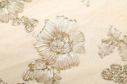 Elegant Flower Embroidery Maxi Dress Women Low-Neck Cross Bandage Backless Summer Street Trend Skinny Holiday Vestidos