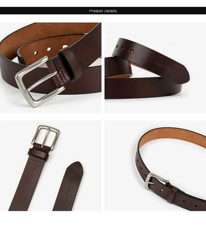 Belts Women Genuine Cow Leather Solid Color Silver Buckle Retro Style Ladies Accessories Waistband Handmade 91083