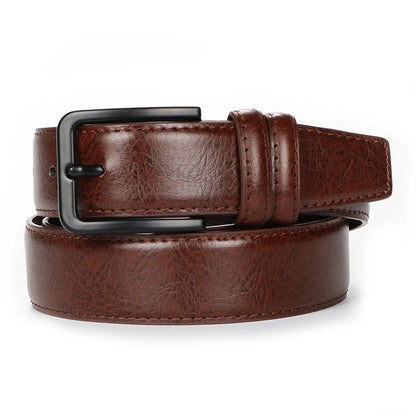 men's leather pin buckle casual retro leather belt youth jeans belt, Father's Day Gift