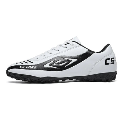 New Men Football Boots Breathable Professional Soccer Shoes Turf Outdoor Non-slip Long Spikes Adult Ultralight Training Futsal