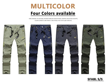 XL-5XL Lightweight Thin Summer Pants for Men Sweatpants Stretch Quick Dry Trousers Men Hiking Camping Men's Pants Joggers Summer