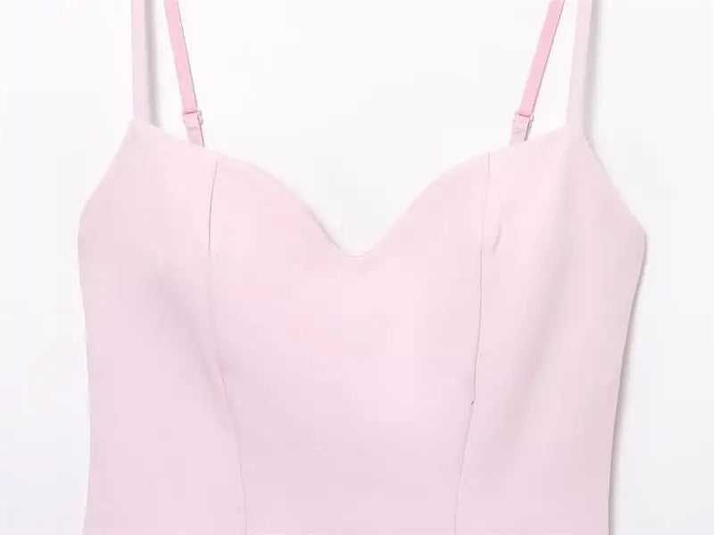 Dresses Summer Women's 2026 New Chic Slim Tube Top Elegant Mini Camisole Women's Dress Street Fashion Youth Holiday Dress
