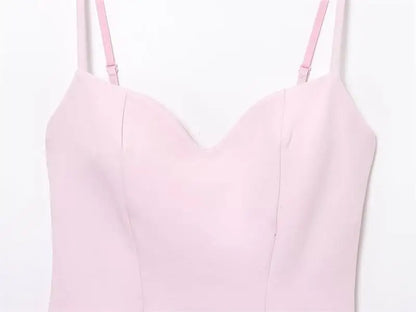 Dresses Summer Women's 2026 New Chic Slim Tube Top Elegant Mini Camisole Women's Dress Street Fashion Youth Holiday Dress