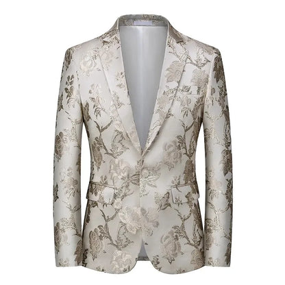2026 New Red Men's Suit Jacket, Wedding Brands Dress Coat, Stylish Slim Man Costume Homme Single-Breasted Asian Sizes  Blazer