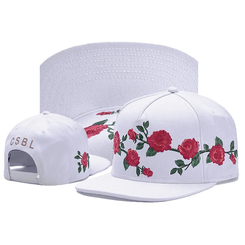 New Hot Sales Embroidered Baseball Hat Men Women Cotton Flat Edge Sunshade Outdoor HipHop Trucker Hat Snapback Dad Hat Gorras