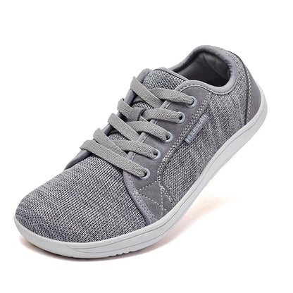 Wide Toe Barefoot Shoes Womens Mens Outdoor Lace Up Running Sneaker Zero Drop Comfortable Casual Shoes