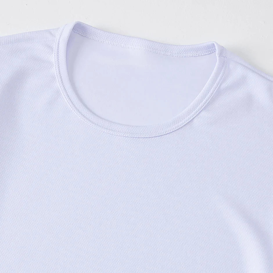 2/4/6Piece Four Seasons Men's Solid Color Round Neck Short Sleeve Top With Printed Cuffs Youth Sports And Leisure T-shirt trendy