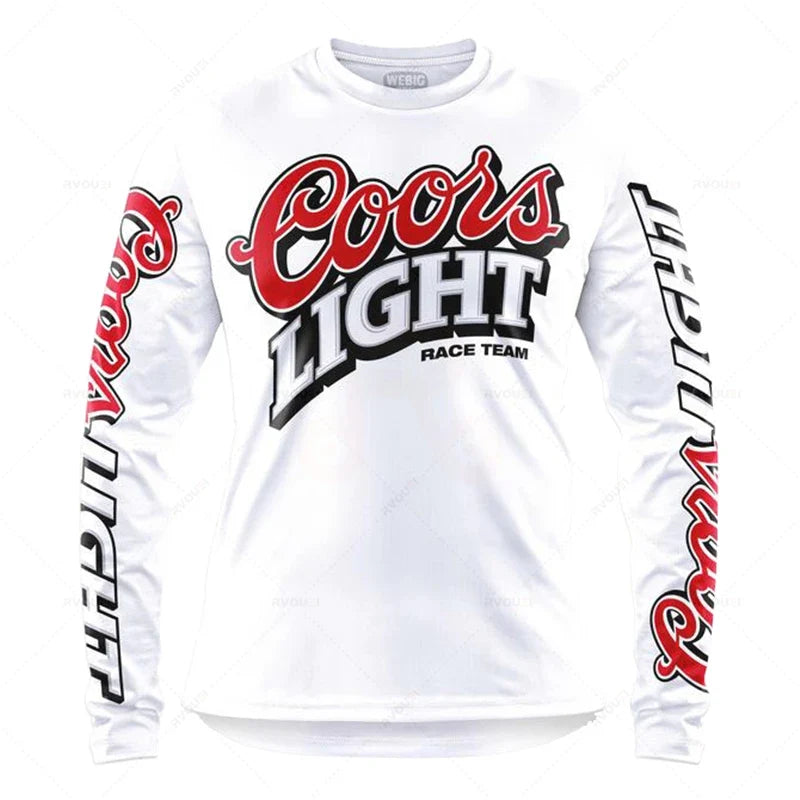 Camping Motorcycle Mountain Bike Team Downhill MTB Jersey Offroad Bicycle Locomotive Shirt Cross Country Fishing Hunting Clothes