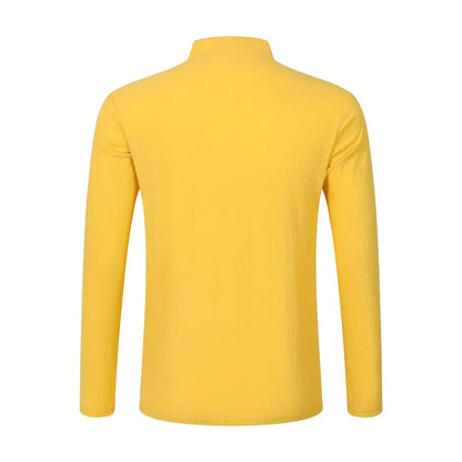 Men Mandarin Collar Long Sleeve Henley Cotton Linen Shirt Chest Pocket Breathable Beach Travel Daily Casual V Neck Top