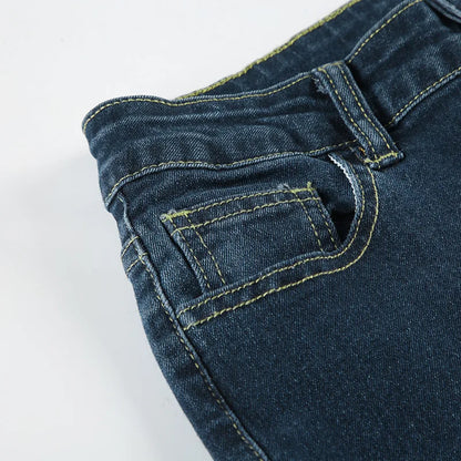Retro Y2k Jeans Baggy Floral Embroidery Jeans Women Vintage 2000s Low Rise Flared Denim Pants High Street Basic Trousers