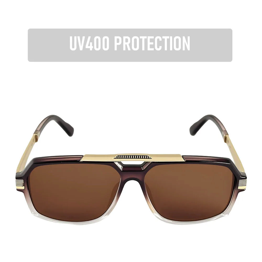Brand Design Square Sunglasses Women  UV400 Protection Sunglass Men Beach Vacation Fashion Glasses Gafas De Sol Hombre Zonnebril