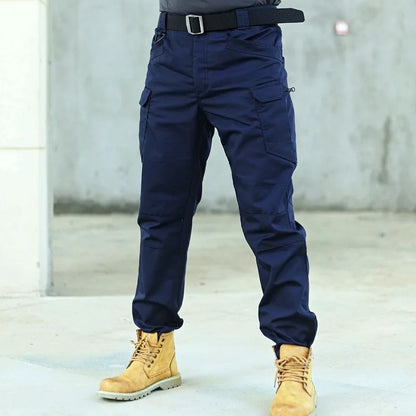 2024 new Tactical Cargo Pants Men Outdoor Waterproof SWAT Combat Camouflage Trousers Casual Multi Pocket Male Work Joggers