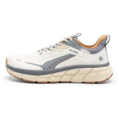 Men's Wide Toe Box Shoes Cushioned Well Sneakers Non Slip Lightweight Breathable Running Shoes for Swollen Feet