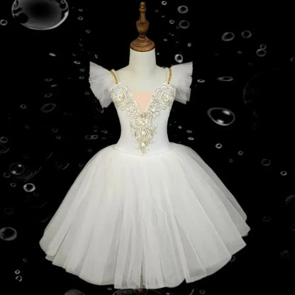 Girl Ballet Dress Tutu Outfit Vestidos Princess Dance Costumes Kids Clothes Summer Girls Dresses Ballet Leotards Children's Day