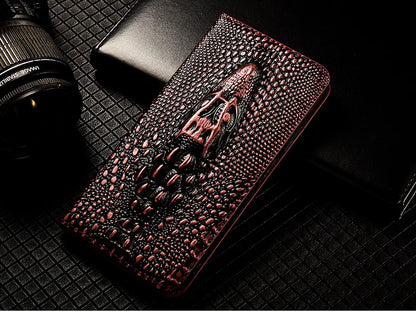 Luxury Genuine Leather Case for iPhone 17 AIR 16 E 15 14 13 12 11 Pro Max Plus Mini flip Magnetic slot Wallet Cover coque.