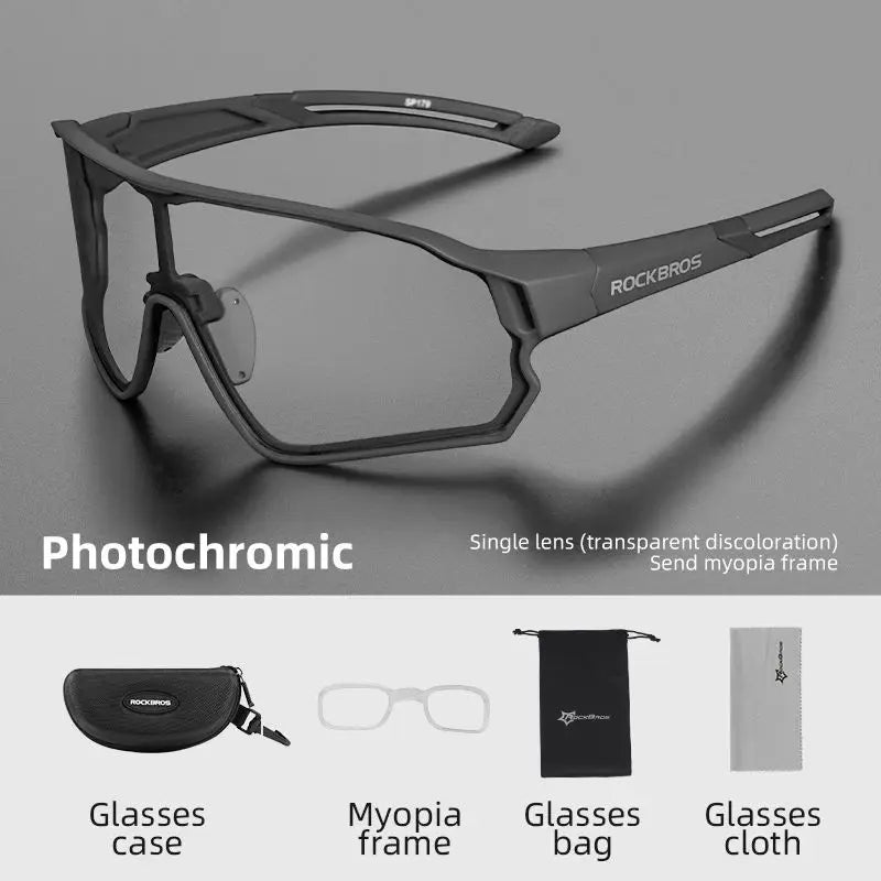 Cycling Glasses Photochromic MTB Road Bike Glasses UV400 Protection Sunglasses Ultra-light Sport Safe Eyewear Equipment