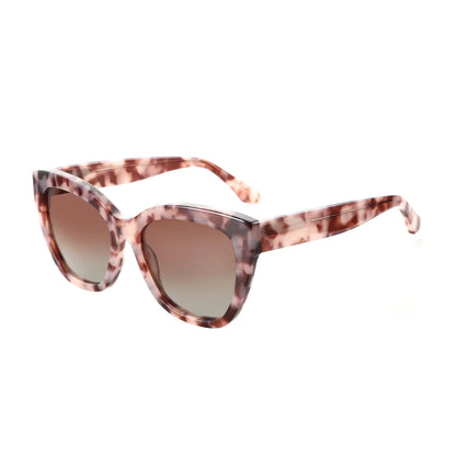 Butterfly Polarized Sunglasses Fashion Thick Frame for Women Acetate Sun Glasses Driving UV400 Protection