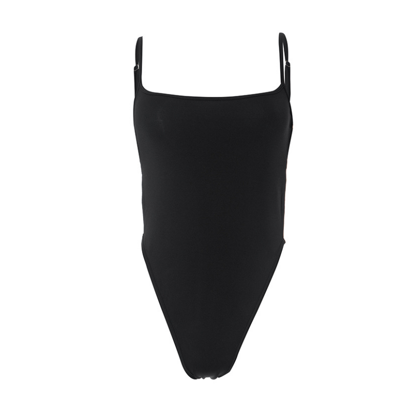 Black Slim Sexy Bodysuit Lingerie Backless Corset Top Patchwork Bodys Para Mujer De Vestir Summer Fashion Trends Women Clothing
