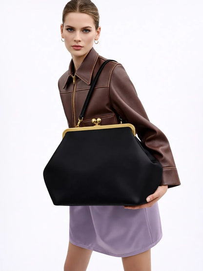 New Large-capacity Hand-held Party and Dinner Bag Light Luxury Design Fashionable Clutch Bag, Versatile Single-shoulder Tote Bag