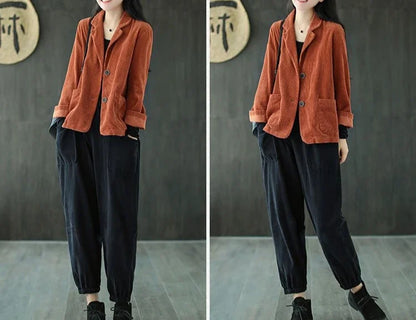Female Crop Coats and Jackets Solid Long Sleeve On Promotion Women's Short Blazers Korean Fashion Luxury Clothing Sale Outerwear