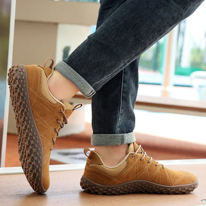 Outdoor Wide Toe Barefoot Men Hiking Shoes Minimalist Walking climbing Shoes Comfort Breathable Zero Soles Man Casual Sneakers