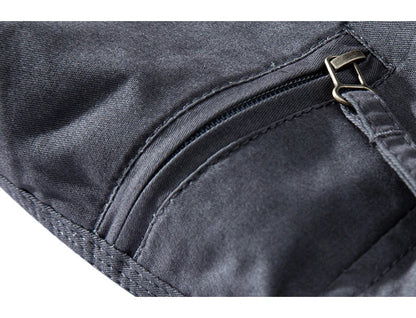 Men's Cargo Shorts 3/4 Casual Running Shorts Below Knee Elastic Waist Hiking Outdoor Jogging Fishing Shorts with a Belt