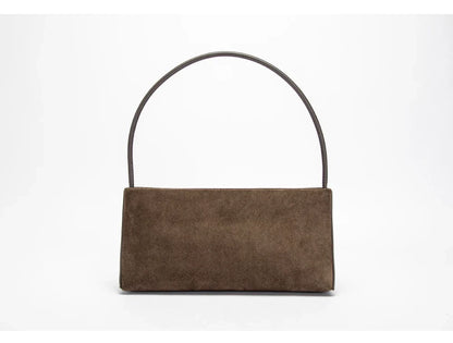 Solid Simple Classic Style Velvet Underarm Bag Elegant Fashion Design Seasonal New French Vintage Shoulder Bag