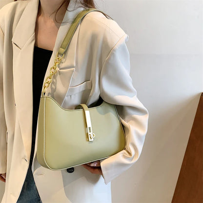 Top Quality Luxury Brand Purses and Handbags Designer Leather Shoulder Crossbody Bags for Women Dual Straps Underarm Sac A Main