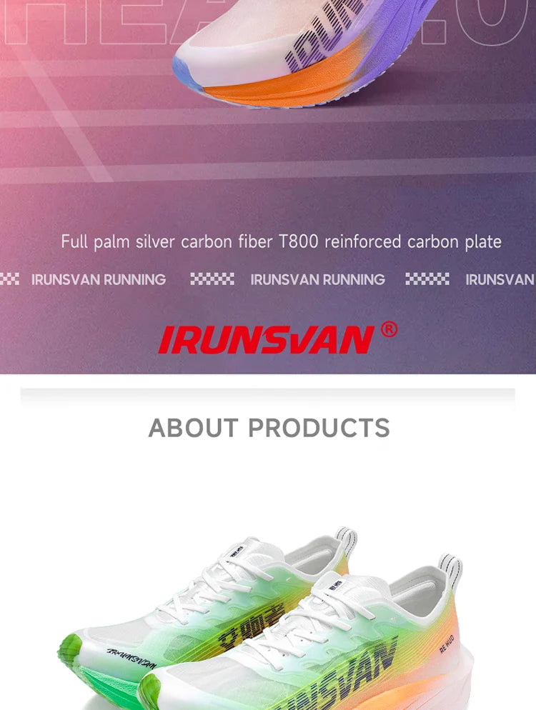 Carbon plate men marathon running shoes professional stable support shock absorption ultra light rebound sports shoes