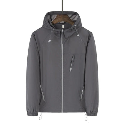 Summer Windbreaker Men Women Lightweight Sun Protection Jacket Unisex Camping Climbing Hiking Outdoor Waterproof Coat