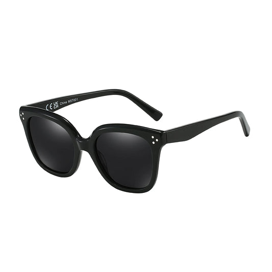 Fashion Square Polarized Sunglasses Classic Design UV400 Protection Acetate Sun Glasses Shade for Women Men