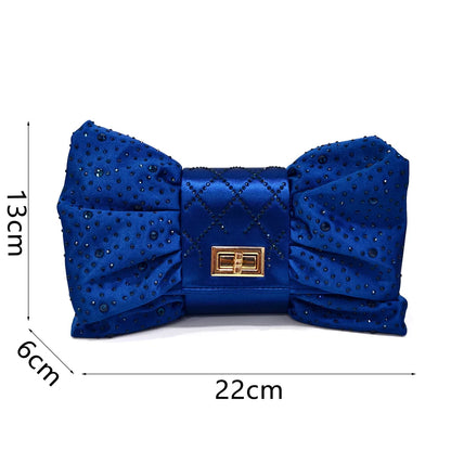 2025 Fashion Brown Color Women's Party Shoes and Bag Set With Elegant Diamond Butterfly Design - Stylish and Chic