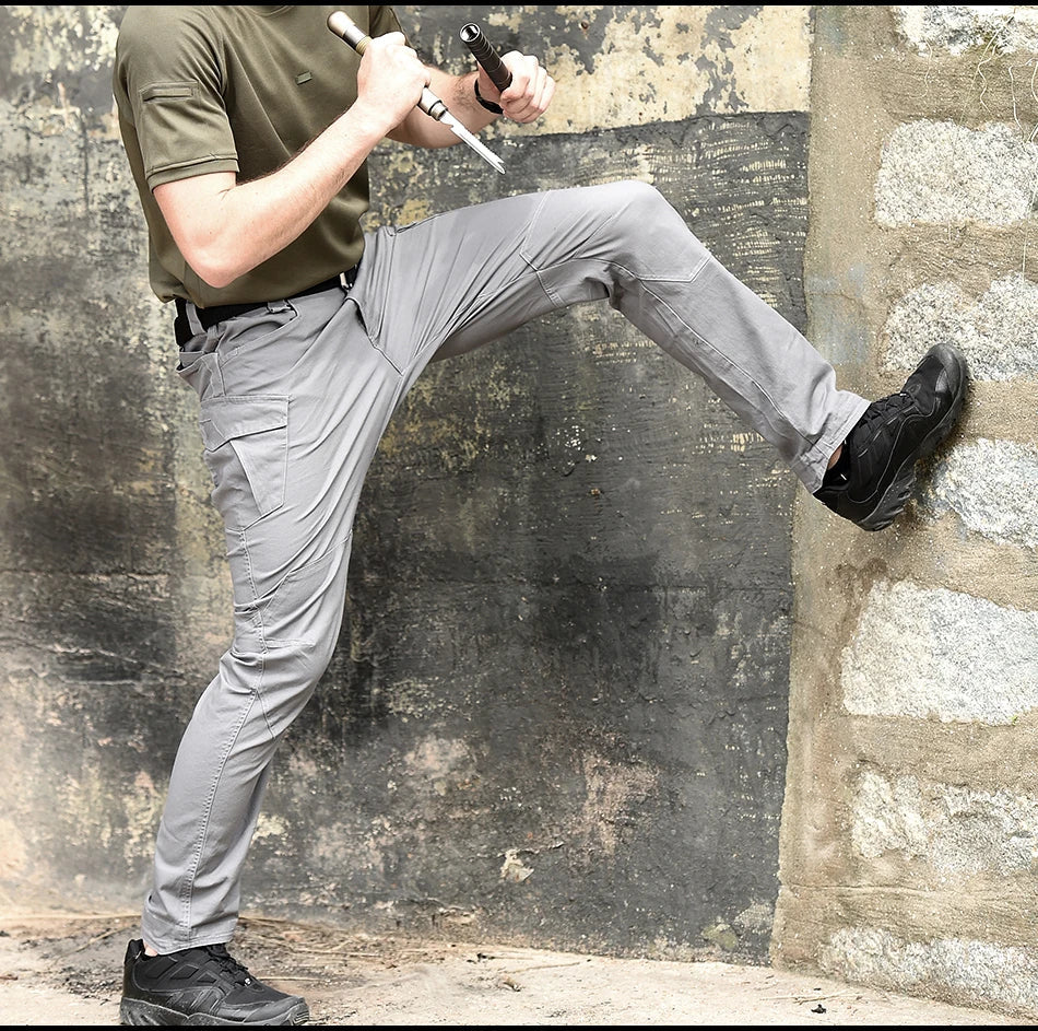 M3 Waterproof Tactical Hunting Pants Men  Special  Hiking Cargo Pants Multi Pocket Rip-stop Cotton Trousers