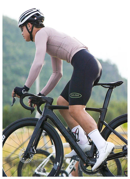 2025 Men's Cycling Bib Shorts High-Waisted Breathable Biking Bicycle Bibs Pants MTB Cycling Clothing Man with Pockets