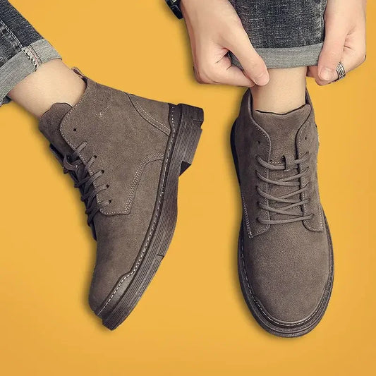 New Casual Trendy 2025 Male Shoes Comfortable Designer Original Deals Low Price Non Slip Footwear Cheap Fashion Y2k Men's Boots
