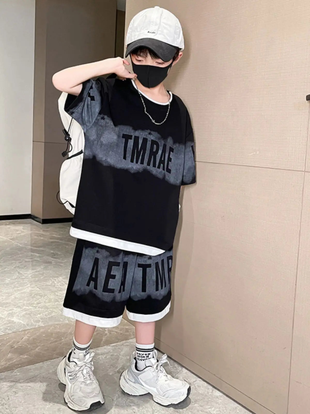 Short-sleeved Sportswear Boys Outfit Set Kids Boy Clothes Boy's Clothing Children's Sets 4 Years Baby Summer Junior Top Bottom