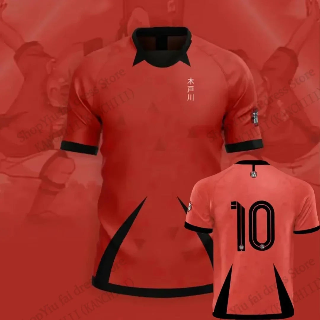 Anime Jersey Inazuma Eleven Kaio Football 3D Print T-shirt Men Women Fashion Short Sleeve Sports Tshirt Kids Tops Tee Mark Evens